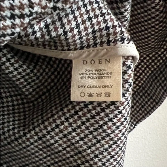 NWT Doen Grove Jacket Montreal Plaid - Picture 6 of 6